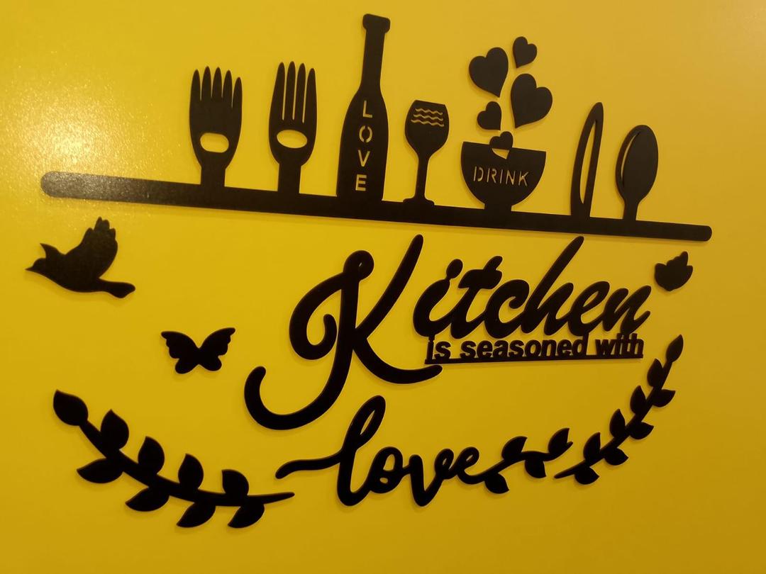 Kitchen Love Wooden Wall Decor