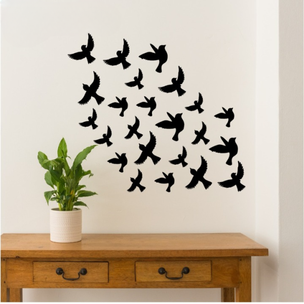 Buy 1 Get 1 Free - 3D Wooden Sparrow & Butterfly Wall Art