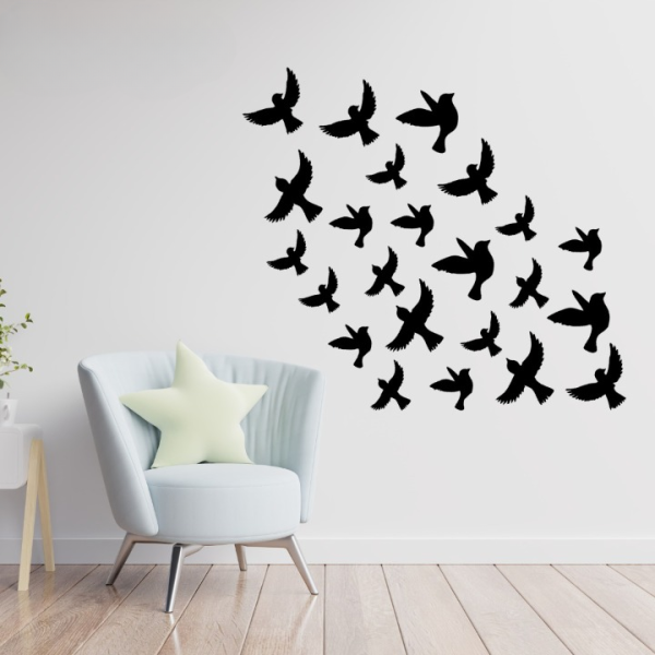 Buy 1 Get 1 Free - 3D Wooden Sparrow & Butterfly Wall Art