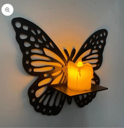 Graceful Flight: Stunning Wooden Butterfly Wall Decor