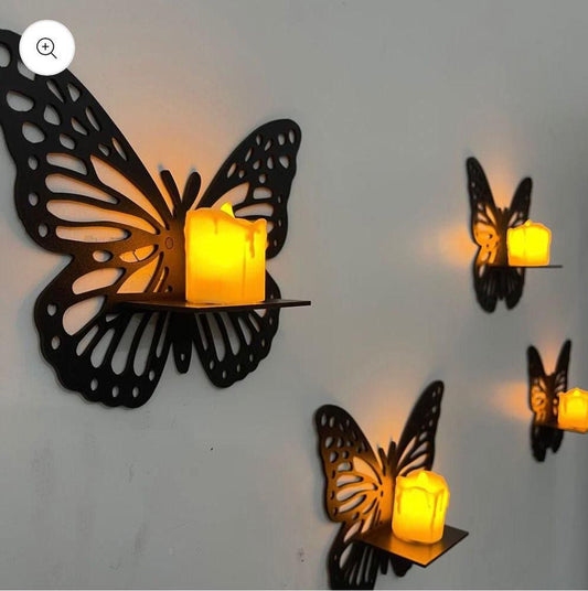 Graceful Flight: Stunning Wooden Butterfly Wall Decor