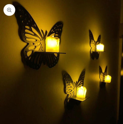 Graceful Flight: Stunning Wooden Butterfly Wall Decor